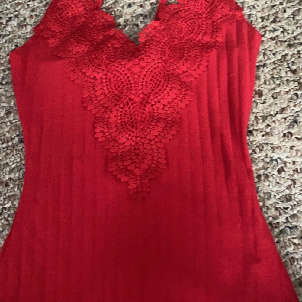 Red Rue21 bodysuit